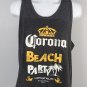 Corona Beer Beach Party Riviera Maya Mexico Tank Top T Shirt Mens Large