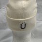 Nutrl Vodka Seltzer Knitted Beanie Hat Acrylic Pom Pom Off White