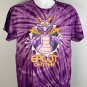 Disney Epcot Center Figment Purple Tie Dye T Shirt Mens Large