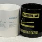 2 Caterpillar CAT Inc Ceramic Coffee Mugs Construction Equipment 10 oz