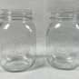 2 New JJS John Jameson & Son Irish Whiskey Mason Jar Glasses 16 oz Embossed