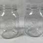 2 New JJS John Jameson & Son Irish Whiskey Mason Jar Glasses 16 oz Embossed