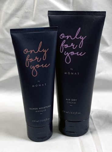 Only for You by Monat Air Dry Cream 6 oz Super Moisture Masque 4 oz