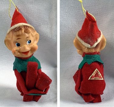 Vintage Rubber Face Knee Hugger Elf Pixie 1960s Mid Century DELTA