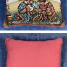 Boyds Bears Tapestry Lumbar Pillow 11.5" x 17" Tea Party