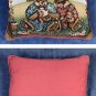Boyds Bears Tapestry Lumbar Pillow 11.5" x 17" Tea Party
