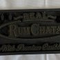 New Rum Chata Bar Caddy Napkin Swizzle Holder Plastic & Rubber Bar Mat