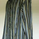 Robert Graham Striped Blue Black Mens Shirt Size XL Knowledge Wisdom Truth