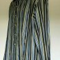 Robert Graham Striped Blue Black Mens Shirt Size XL Knowledge Wisdom Truth