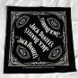 New Jack Daniels Whiskey Old NO 7 Brand Bandana Black