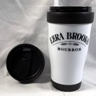 Ezra Brooks Bourbon Insulated Lidded Plastic Travel Mug 12 oz