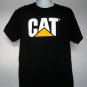 CAT Caterpillar Inc Built For It T Shirt  Mens Large black 100% cotton logo