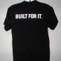 CAT Caterpillar Inc Built For It T Shirt  Mens Large black 100% cotton logo