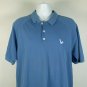 Grey Goose Vodka Golf Polo Shirt Mens XL Embroidered Logo Blue Cotton Poly Mix