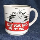 Boynton Cat Keep Your Paws Off My Mug ceramic coffee mug Boynton Cat Keep Your Paws Off My Mug ceramic coffee mug