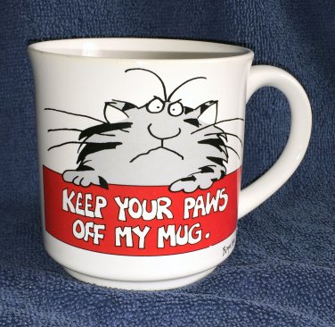 Boynton Cat Keep Your Paws Off My Mug ceramic coffee mug