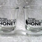 2 New Wild Turkey American Honey Shot Glasses 1 oz 2 New Wild Turkey American Honey Shot Glasses 1 oz