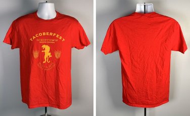 Scriptown Brewing Co Tacoberfest Music Beer Taco Margaritas T shirt Men's Medium