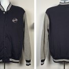 Blue Moon Brewing Co Beer Varsity Jacket Mens Large Blue Embroidered Pockets