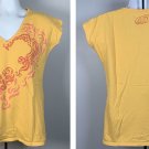 Life is Good Heart Logo Love V Neck T Shirt Womens Large  Fitted Good Vibes