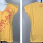 Life is Good Heart Logo Love V Neck T Shirt Womens Large  Fitted Good Vibes