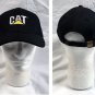 New CAT Caterpillar Baseball Hat Mens Embroidered Logo Black Adjustable