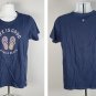 Life is Good Myrtle Beach Flip Flops T Shirt Womens Large Blue Classic Fit