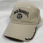 Jack Daniel's Whiskey Old No 7 Brand Baseball Hat Mens Embroidered Tan