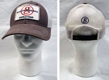 Garth Brooks G World Tour Snapback Trucker Baseball Hat Mens