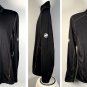 Mammut Quarter Zip Pullover Womens Large Black Polyester Elastane Hiking Outdoor