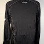 Mammut Quarter Zip Pullover Womens Large Black Polyester Elastane Hiking Outdoor