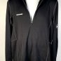 Mammut Quarter Zip Pullover Womens Large Black Polyester Elastane Hiking Outdoor
