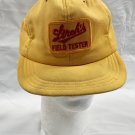 Vintage Stroh's Beer Field Tester Snapback Baseball Hat Mens Yellow