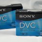 2 New Sealed SONY Mini DV Digital Video Cassette DVC Tapes 60 min Premium