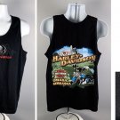 Harley Davidson Holsteins Nebraska Cow Logo Tank Top T Shirt Mens Large