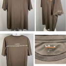 U-Haul Employee Work Shirt Mens 2XL Reflective Brown Cotton Poly Blend