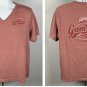 Green Parrot bar Key West Florida V Neck T Shirt Womens 2XL Cotton Poly Blend