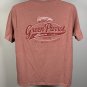 Green Parrot bar Key West Florida V Neck T Shirt Womens 2XL Cotton Poly Blend