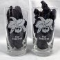 2 Old Forester Kentucky Straight Bourbon Whisky Glasses 9 oz