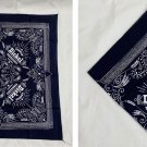 New George Dickel Tennessee Whisky Bandana Blue 21 x 21