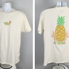 Vans Off the Wall Old Skool T Shirt Mens XL Pineapple Skulls Logo