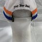 Ping golf Trucker Snapback Baseball Hat Mens Flexfit White Orange Blue Stripes