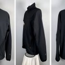 Jim Beam Whiskey Embroidered Jacket Mens Large Polyester Black Pockets