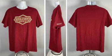 Boulevard Brewing Co Beer Kansas City T Shirt Mens XL Cotton Red
