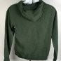 Walmart Store Full Zip Hoodie Mens Medium Pocket 50/50 Green