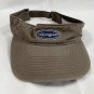 Life is Good Visor Hat Womens Mens Brown Cotton Beach Golf Gardening
