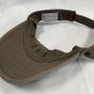 Life is Good Visor Hat Womens Mens Brown Cotton Beach Golf Gardening