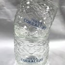 2 New Corralejo Tequila Cocktail Glasses 12 oz Agave Pina Plant Shaped