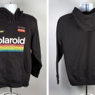 Polaroid Land Camera Pullover Hoodie Mens Medium Cotton Polyester Open Pocket