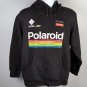 Polaroid Land Camera Pullover Hoodie Mens Medium Cotton Polyester Open Pocket